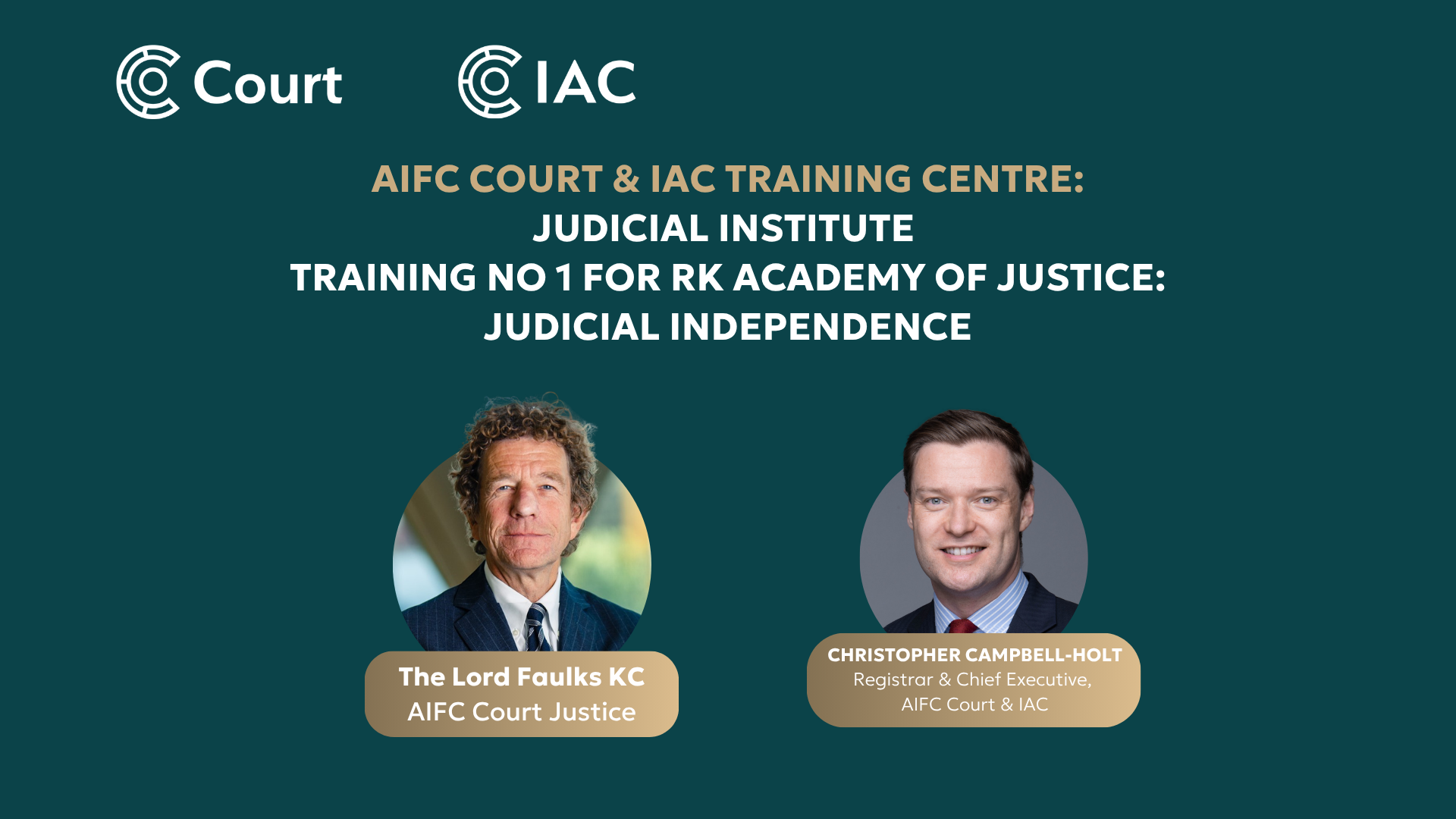 Judicial Institute Training No 1 for RK Academy of Justice: Judicial independence