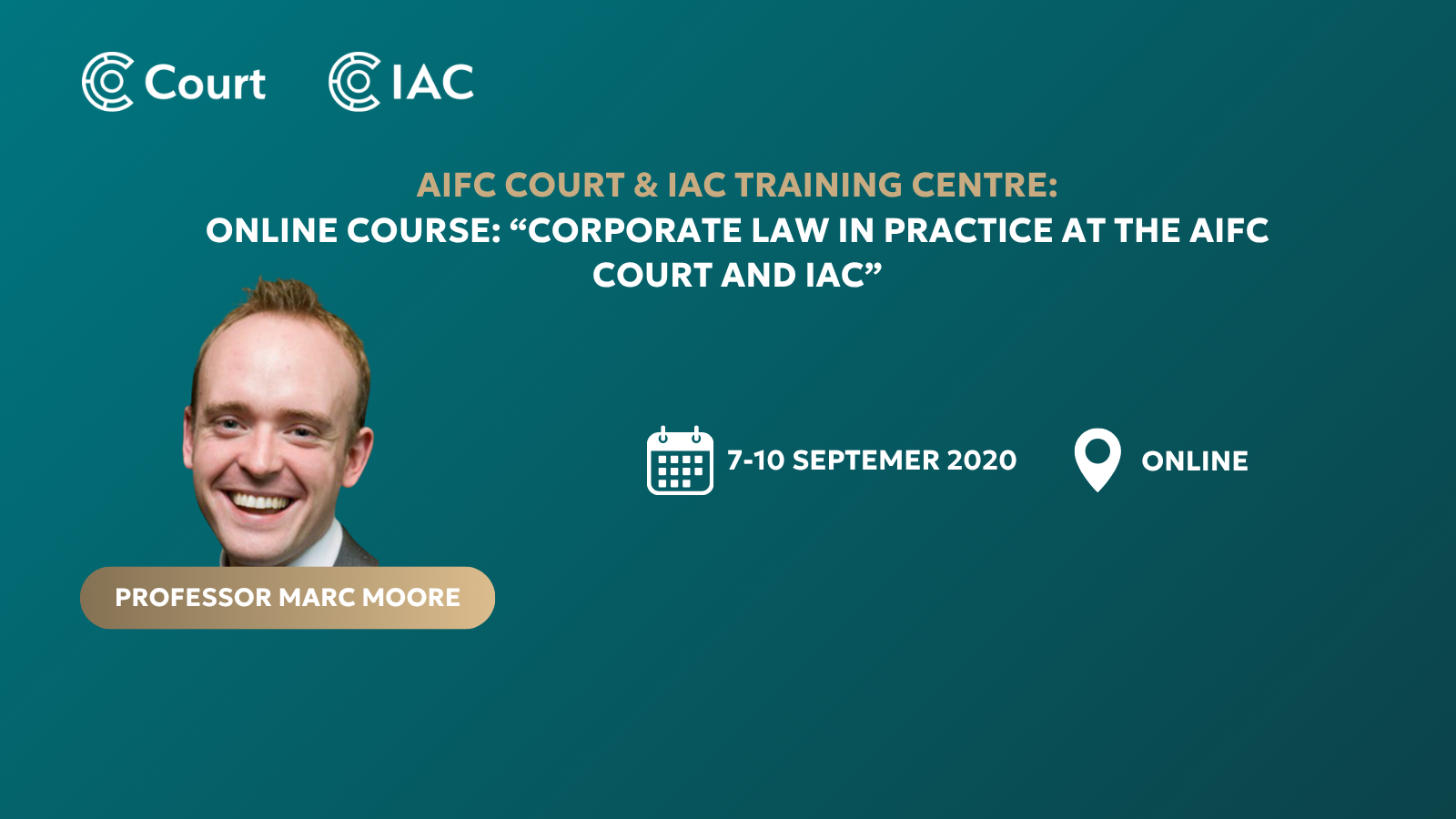ONLINE COURSE: “Corporate Law in Practice at the AIFC Court and IAC”