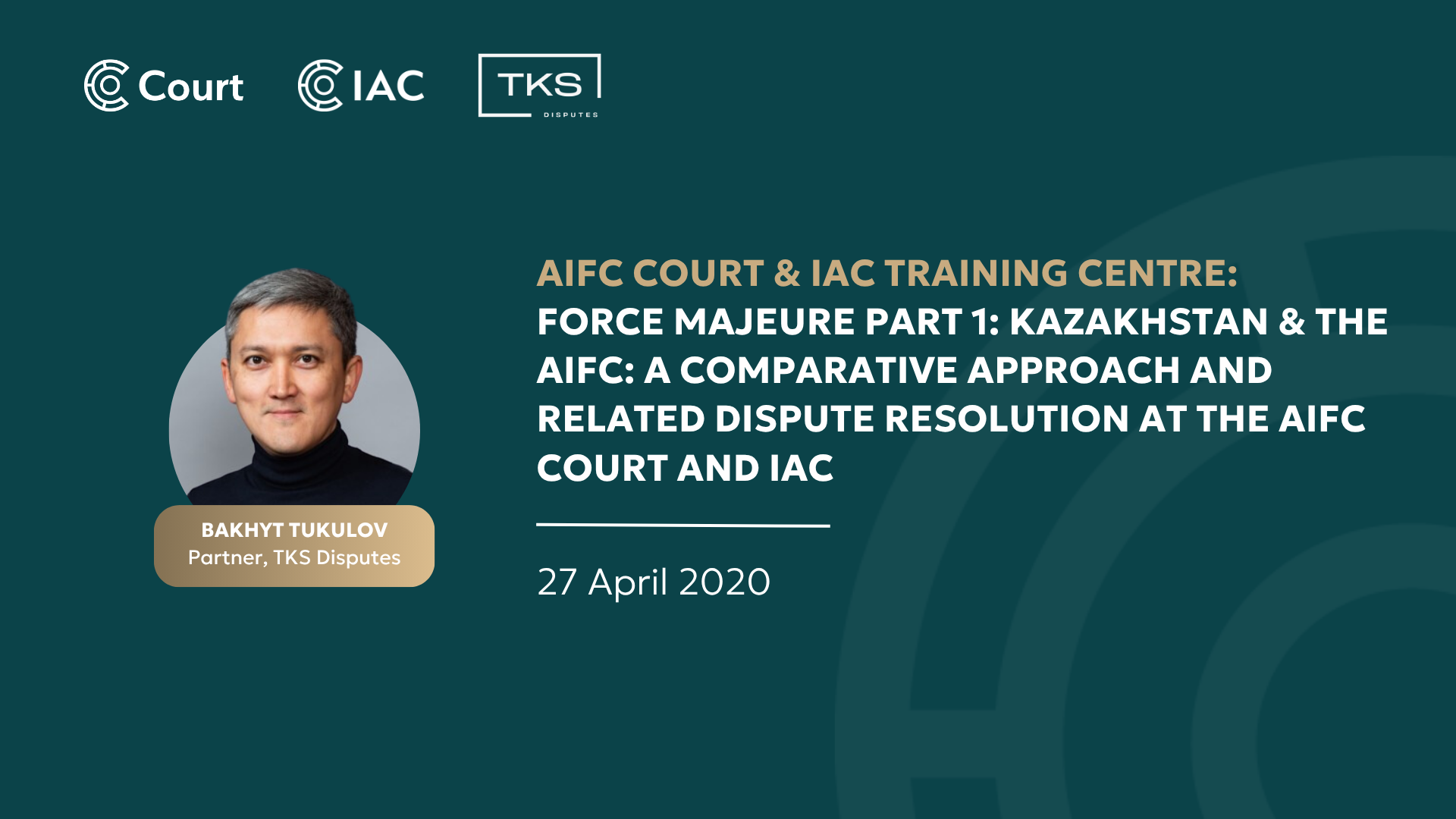 Force Majeure Part 1: Kazakhstan & the AIFC: a comparative approach and related dispute resolution at the AIFC Court and IAC